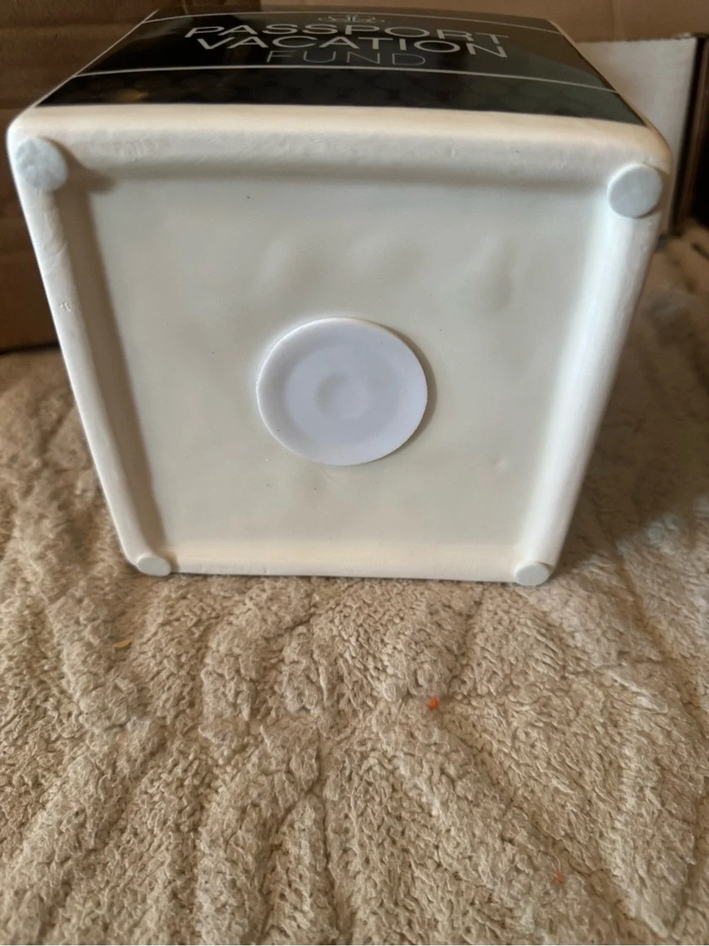 paparazzi Black 'Convention Fund' Ceramic Savings Box